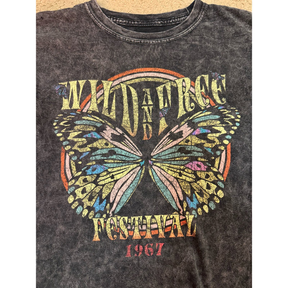 Fifth Sun Wild and Free Festival Crop Top - Picture 2 of 5